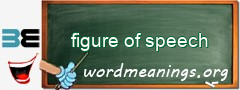 WordMeaning blackboard for figure of speech